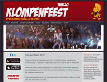 Tablet Screenshot of klompenfeest.nl